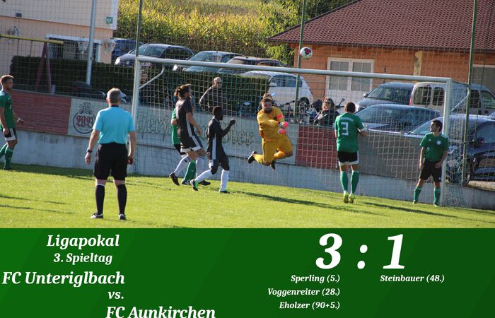 Ligapokal: Aunkirchen verliert ausgeglichene Partie